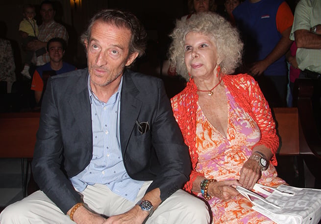 Alfonso Díez y la Duquesa de Alba