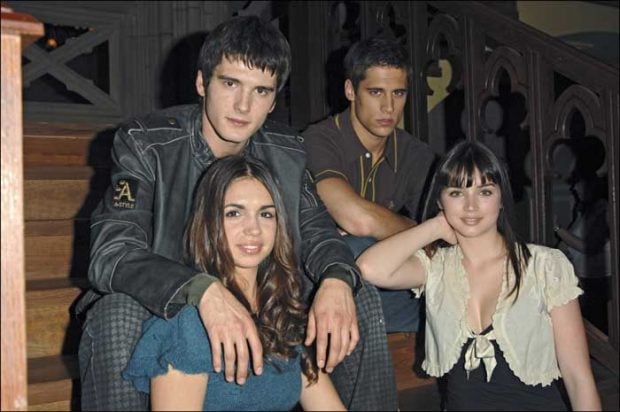 Yon González, Martiño Rivas, Elena Furiase y Ana de Armas