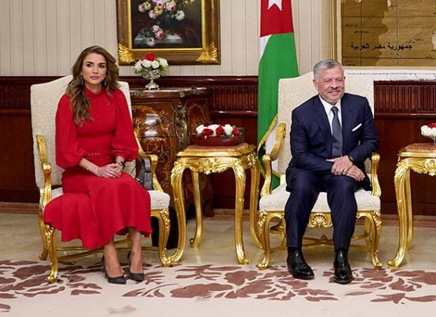 Rania de Jordania y Abdal&aacute; II