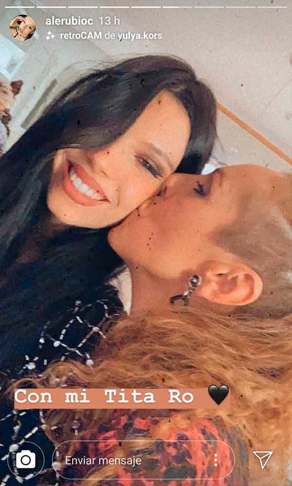 Storie de Alejandra Rubio junto a Roc&iacute;o Carrasco / INSTAGRAM
