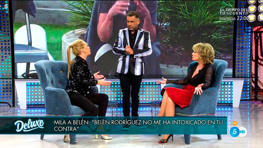 Bel&eacute;n Esteban y Mila Xim&eacute;nez en 'S&aacute;bado Deluxe' / Telecinco 