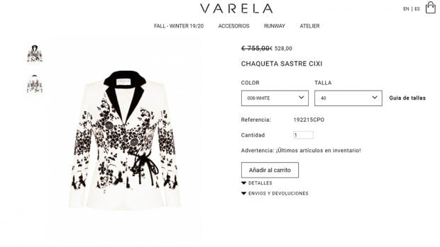 Chaqueta Varela