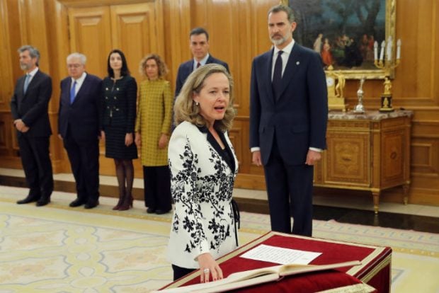 Nadia Calviño toma posesión de su cargo (Foto: Gtres)