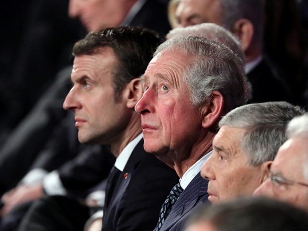Carlos de Inglaterra y Emmanuel Macron