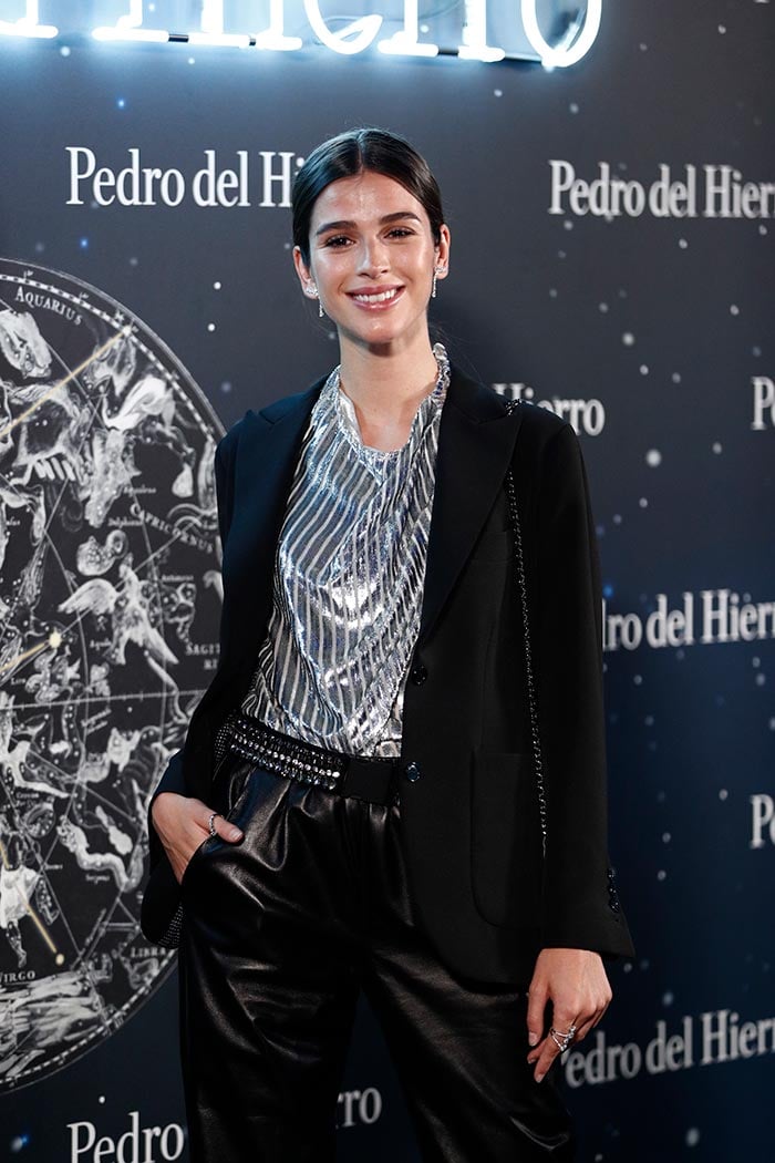 Sandra Gago en el desfile de Pedro del Hierro O/I 2020 / Gtres