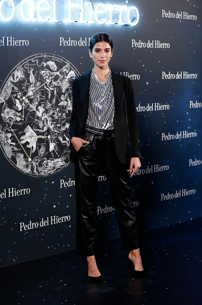 Sandra Gago en el desfile de Pedro del Hierro O/I 2020 / Gtres