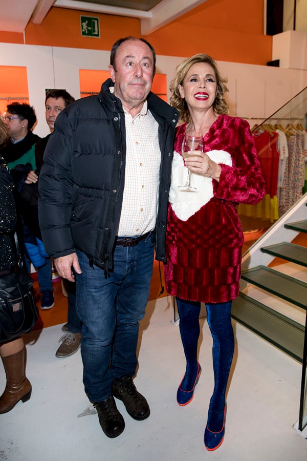 Ágatha Ruiz de la Prada junto a Luis Miguel Torres en una imagen de archivo / GTRES