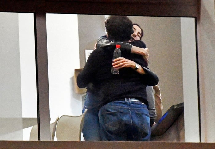 Paz Padilla durante el velatorio de su madre, doña Lola Díaz, en Cádiz / GTRES