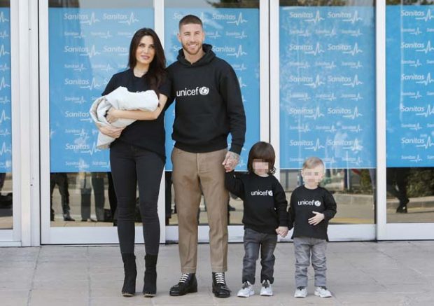 Sergio Ramos y Pilar Rubio