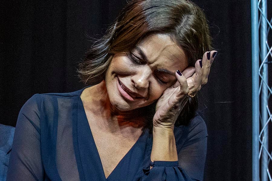 María José Suárez rota de dolor al hablar de la muerte de Miguel Ángel Jiménez / GTRES