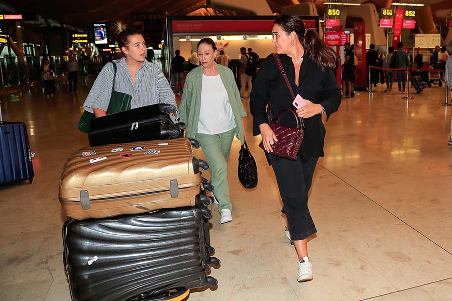 Alba Díaz el día que viajó a París / GTRES