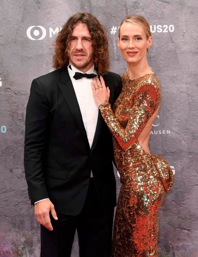 Carles Puyol y Vanesa Lorenzo