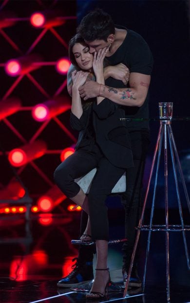 Diego Matamoros y Estela Grande durante el programa 'El Tiempo de Descuento' en Madrid. Imagen de archivo / GTres