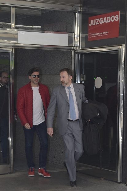 Toño Sanchís a su salida de un juicio/Gtres