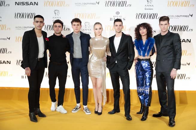 Alvaro Rico , Miguel Bernardeau , Omar Ayuso , Izan Escamilla y Mina El Hammani