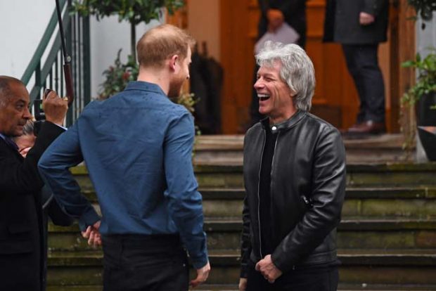 Bon Jovi, pr&iacute;ncipe Harry