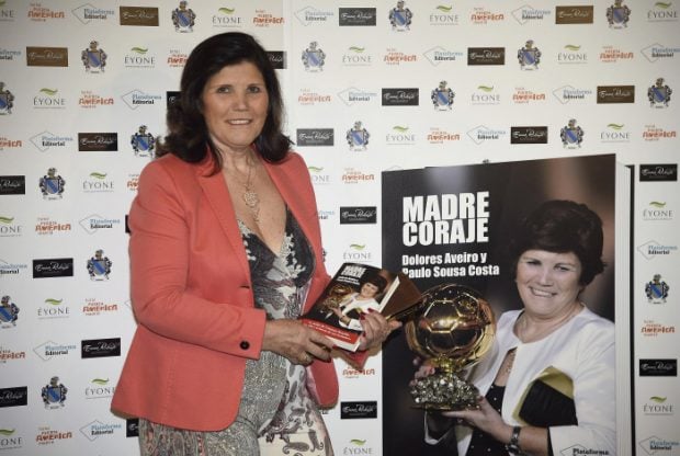 Dolores Aveiro en la presentaci&oacute;n de su libro 'Madre Coraje'/Gtres