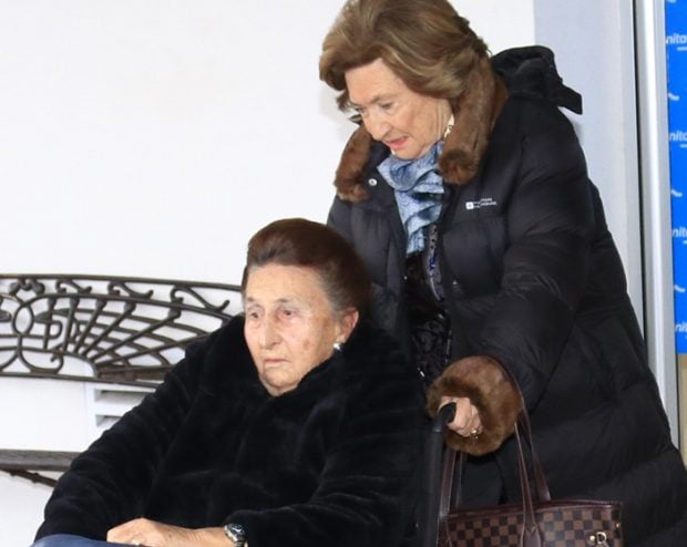 La infanta Margarita a la salida de un hospital / GTres