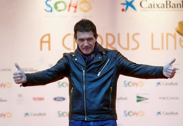 Antonio Banderas en la premiere del musical 'A Chorus Line' en Londres / GTres