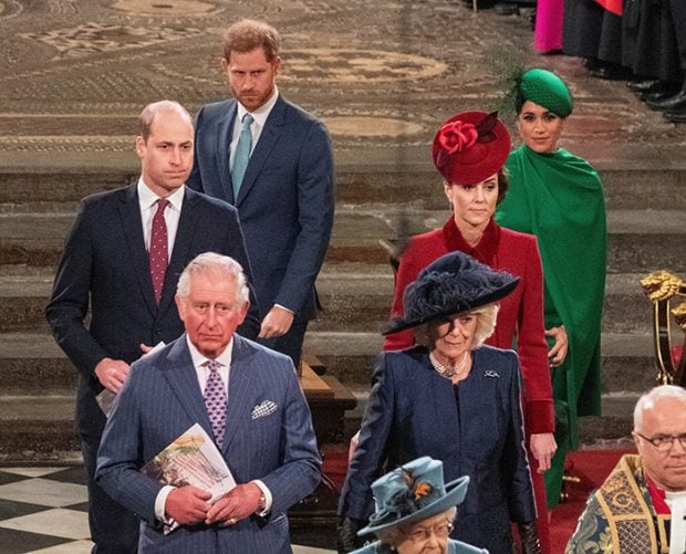 La familia real británica el pasado 9 de marzo/Gtres