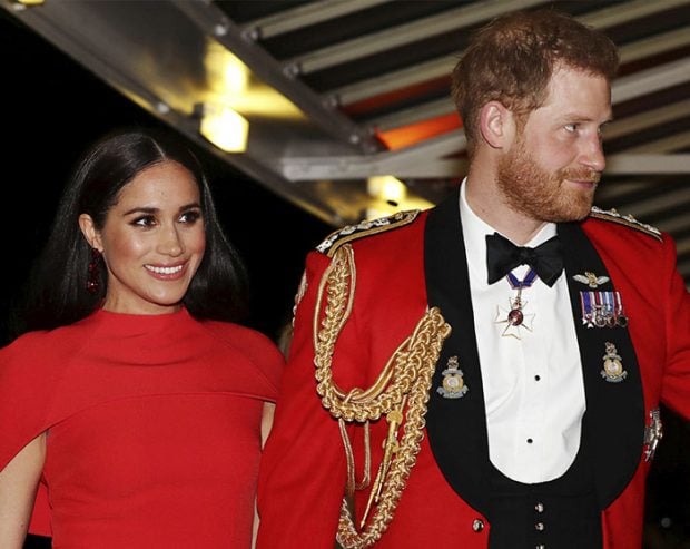 Megan y Harry en uno de sus últimos actos con la realeza británica / GTres