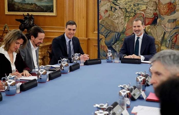 Reunión en la Zarzuela el miércoles por la tarde entre Pedro Sánchez y don Felipe VI / GTRES