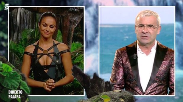 Jorge Javier V&aacute;zquez y Lara &Aacute;lvarez en 'Supervivientes'/Mediaset