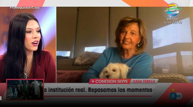 María Teresa Campos ha pasado el confinamiento junto a su hija Terelu Campos / MEDIASET