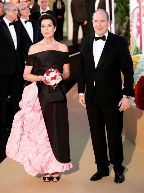 Carolina de Mónaco y Alberto de Mónaco