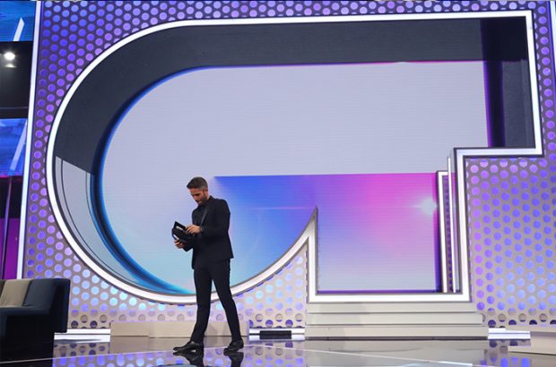 El presentador andaluz durante su primera edici&oacute;n en 'Operaci&oacute;n Triunfo' / GTRES 