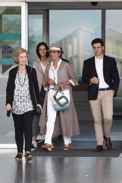 Doña Sofía, infanta Elena, Froilán y Victoria Federica