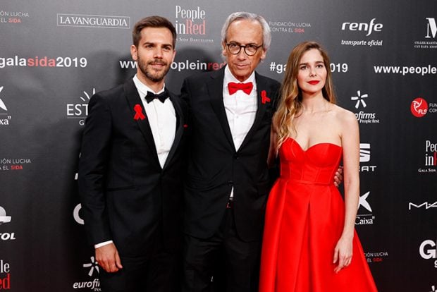 Marc Clotet y Natalia Sanchez con el doctor Bonaventura Clotet/Gtres
