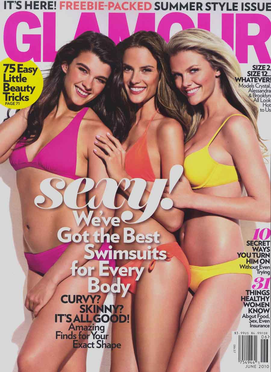 Alessandra Ambrosio ha sido portada de importantes publicaciones / GLAMOUR