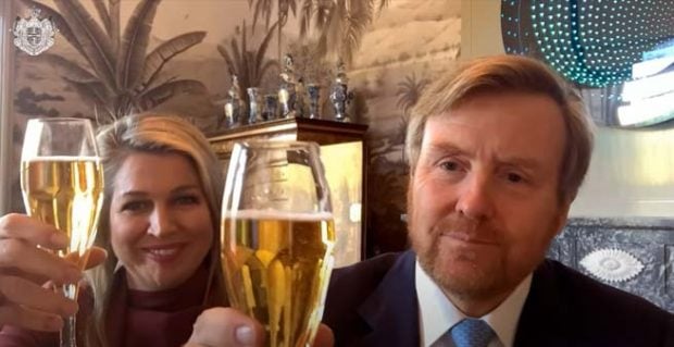 M&aacute;xima y Guillermo de los Pa&iacute;ses Bajos