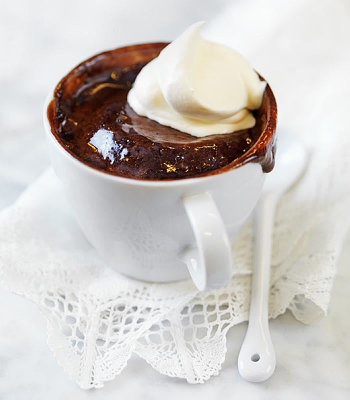 Brownie en taza