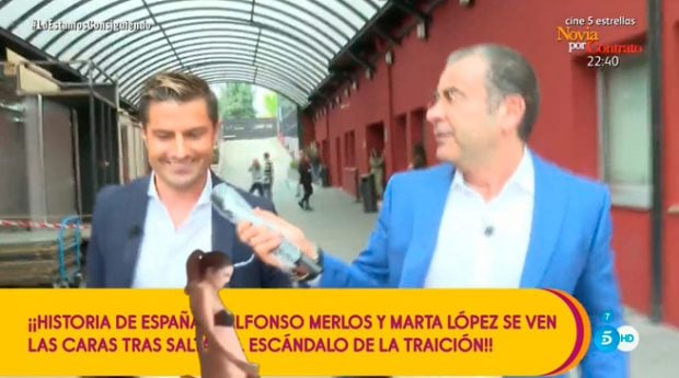 Alfonso Merlos, Sálvame, Jorge Javier Vázquez
