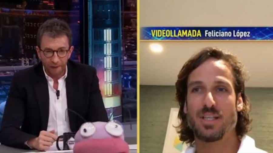 Feliciano L&oacute;pez durante su intervenci&oacute;n en 'El Hormiguero' / GTRES