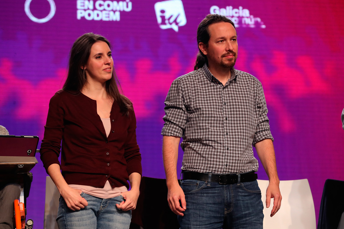 Pablo Iglesias e Irene Montero