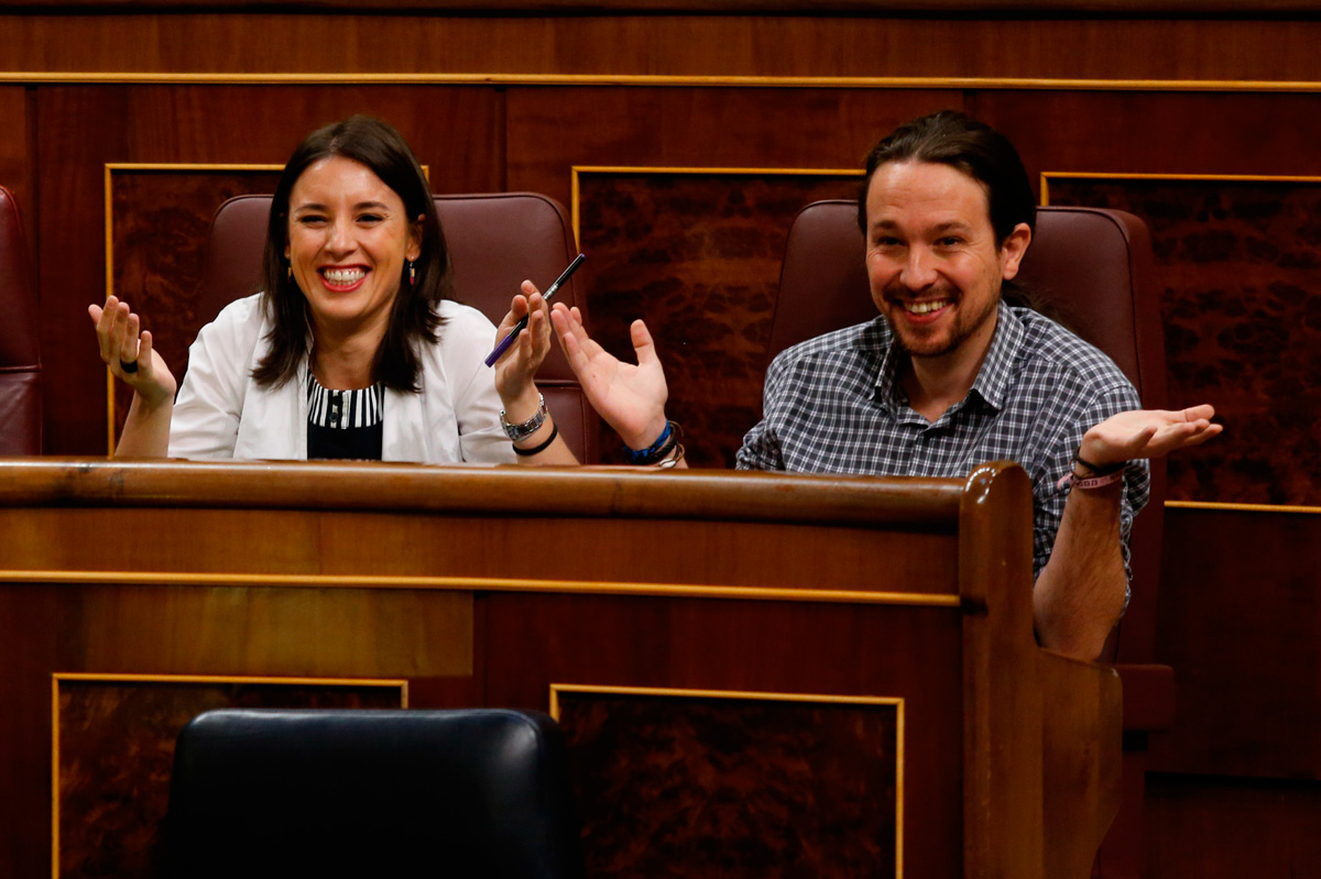 Pablo Iglesias, Irene Montero