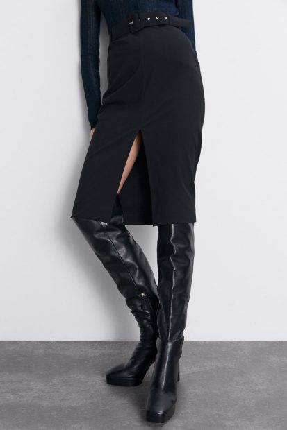 Esta es la falda de l&aacute;piz de Zara que sirve para todas las tallas