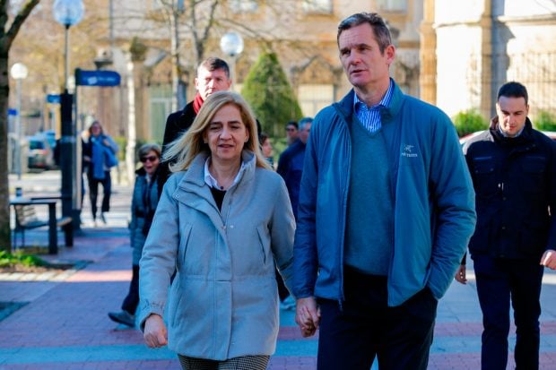 I&ntilde;aki Urdangarin junto a la infanta Cristina en una imagen de archivo./Gtres