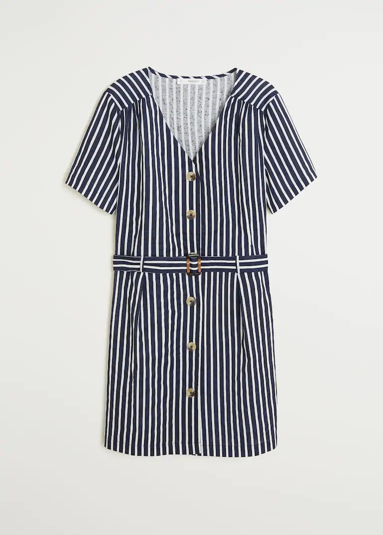 El vestido camisero estilo Jacky Kennedy est&aacute; en Mango en largo o en corto, t&uacute; eliges