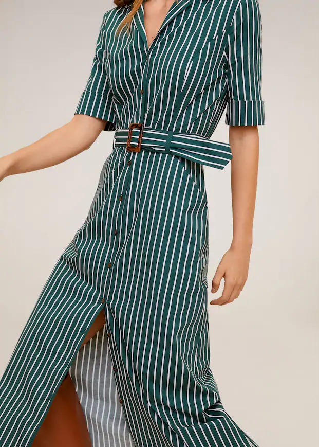 El vestido camisero estilo Jacky Kennedy est&aacute; en Mango en largo o en corto, t&uacute; eliges