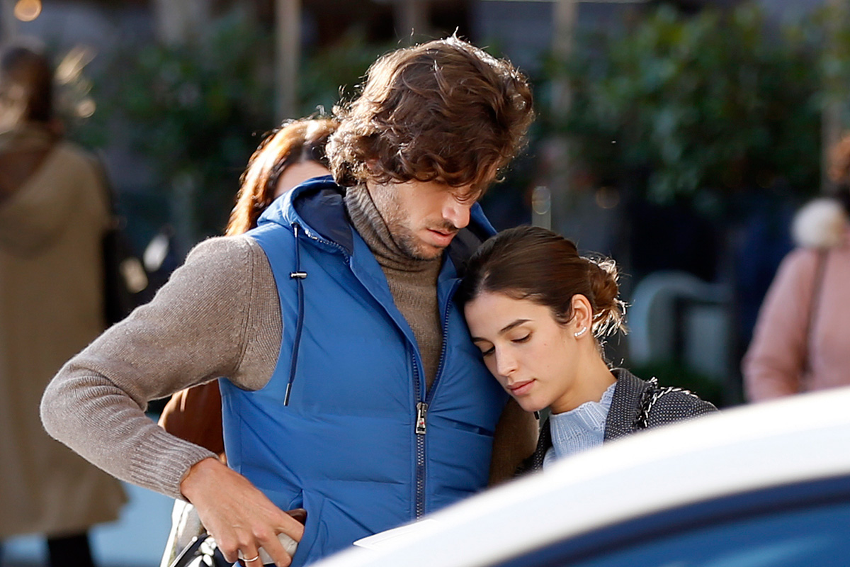 Feliciano López y Sandra Gago