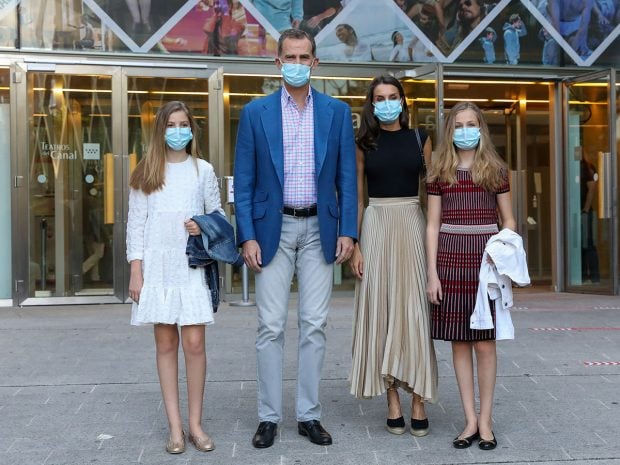 Rey Felipe VI, reina Letizia, Princesa de Asturias, Leonor de Borb&oacute;n e Infanta Sof&iacute;a de Borb&oacute;n
