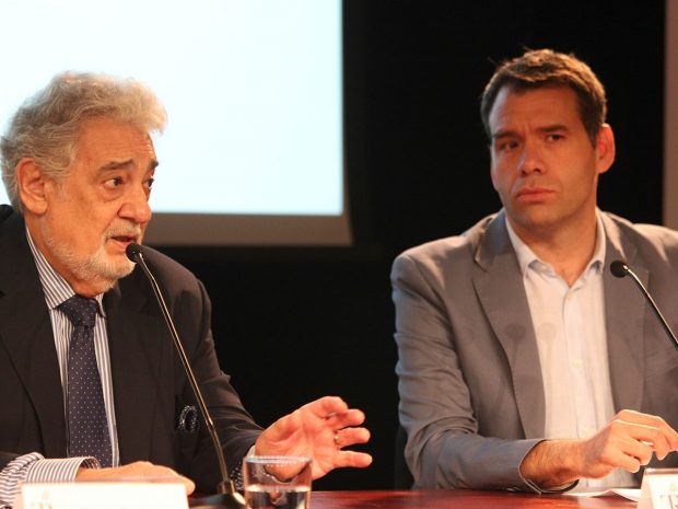 Rubén Amón y Plácido Domingo