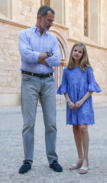 Rey Felipe VI, Princesa de Asturias Leonor de Borb&oacute;n