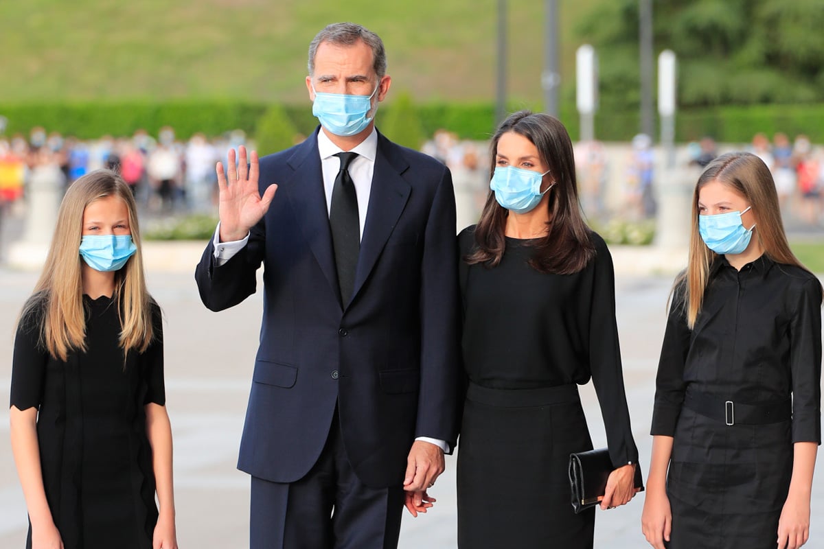 reyes Felipe y Letizia, la princesa Leonor y la infanta Sofía