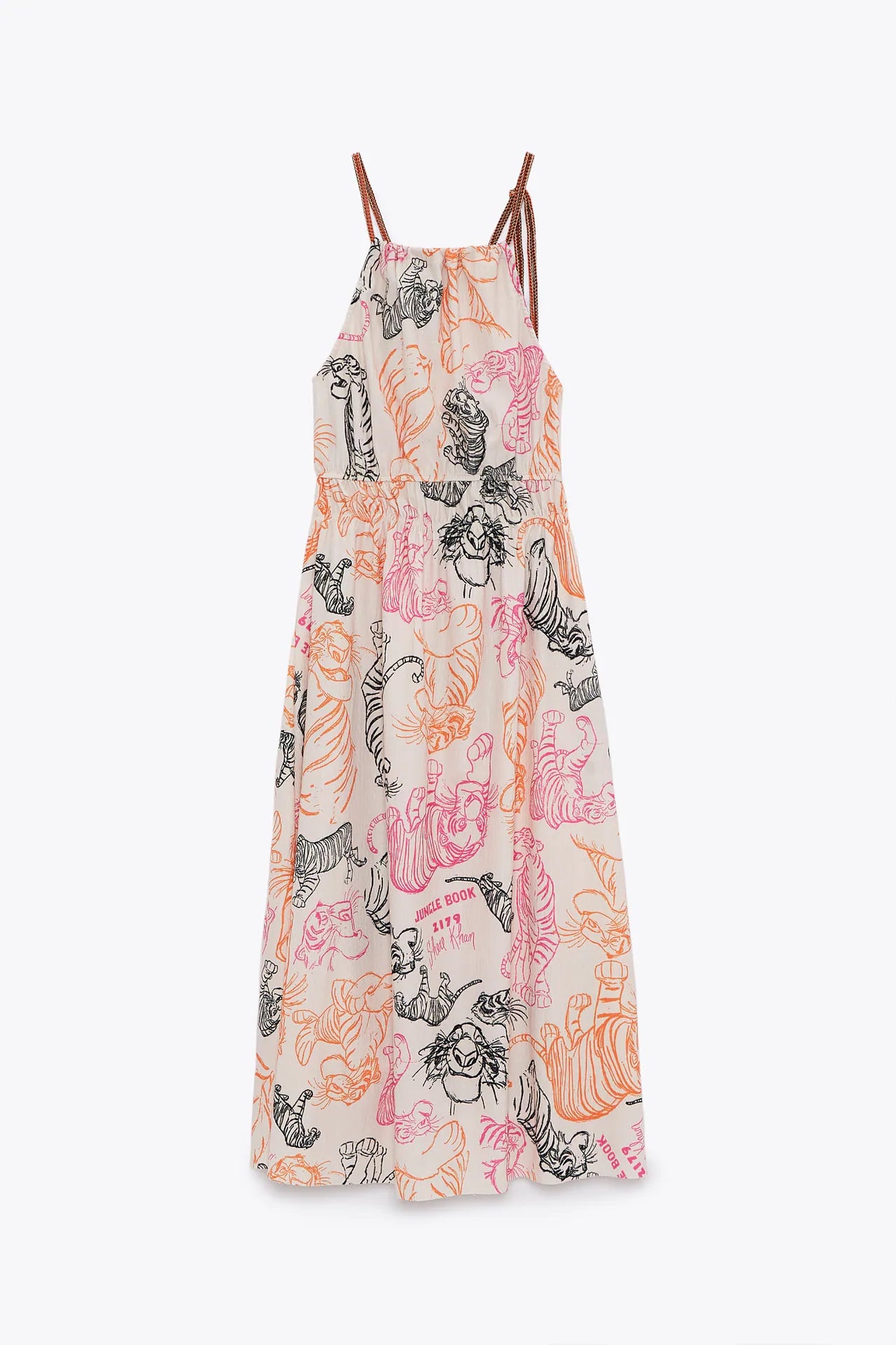 Lo mejor de la edici&oacute;n especial de Disney de Zara es este vestido midi de &lsquo;El libro de la selva&rsquo;