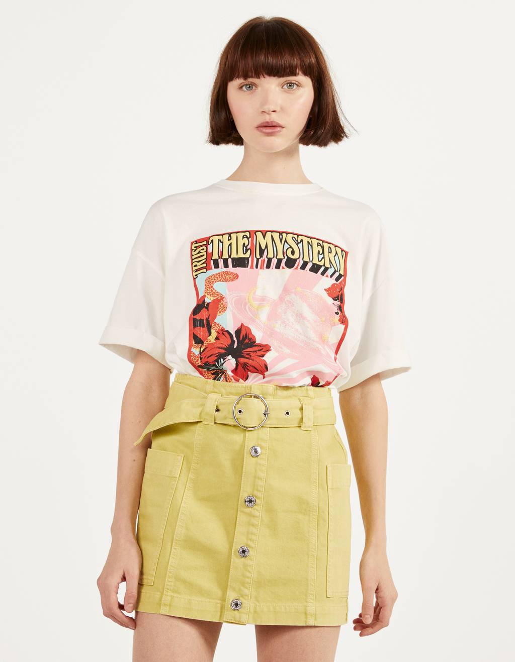 Esta es la falda de Bershka con bolsillos que ser&aacute; tendencia este oto&ntilde;o